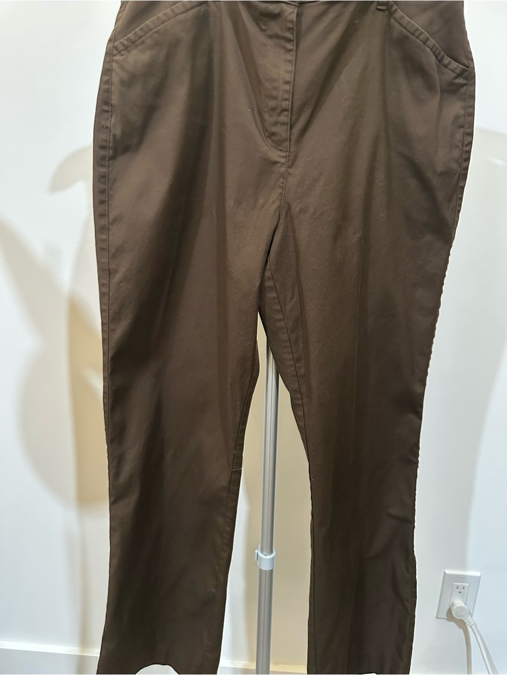Northern Reflections Chocolate Brown Stretch Waist Pants